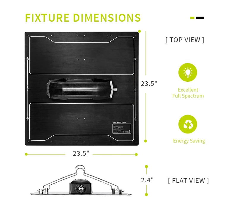 (Shipping Direct From LA) Flexstar 480W Dimmable LED Grow Light Lm301b for Hobby Growers