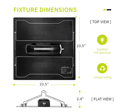 (Shipping Direct From LA) Flexstar 480W Dimmable LED Grow Light Lm301b for Hobby Growers