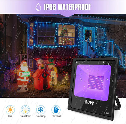 LED UV BlackLight US Stock 80W 100W 160W IP66 Party Lights Effect for Bar Club Dj Disco Led Stage Lighting Black Uv Flood Light