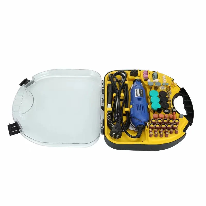 L-HT217 211pcs Electric Mini Drill Dremel Grinder Engraving Pen Grinding Machine