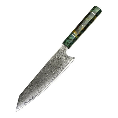 8 Inch Damascus Knife with Stablilize Wood Handle Damascus Steel Chef Knives Kitchen Knives