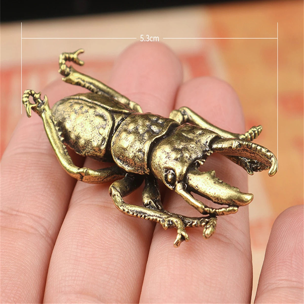 Solid Brass Insect Figurine Small Insect Statue House Ornament Animal Figurines Home Supplies
