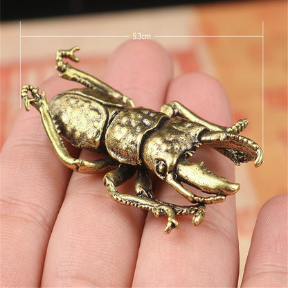 Solid Brass Insect Figurine Small Insect Statue House Ornament Animal Figurines Home Supplies