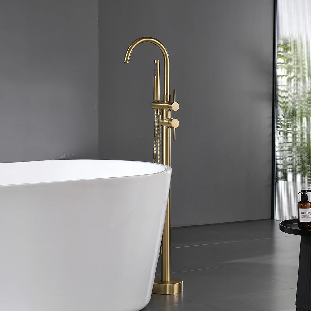 Factory Names CUpc Gold Single Handle Bathtub Shower Faucet