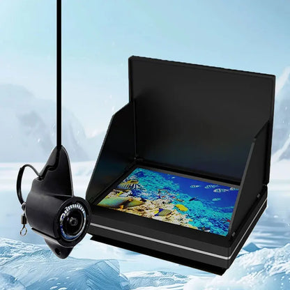 Portable Battery Powered Fish Finder 5 "waterproof Color Screen with 220° Large Wide Angle Underwater Camera and 20meter Cable