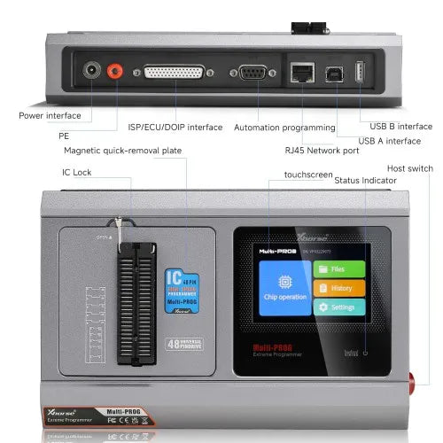 2025 for Xhorse Multi Prog Pro-Level ECU TCU Programmer with Free MQB48 License Update VVDI Prog Version 1-Year Warranty