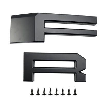 1999-2004 F250 F350 F450 F550 Excursion for Ford Raptor Style Grill Replacement Super Duty Black with Letter