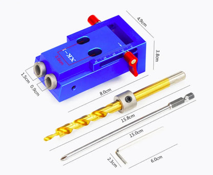 LISCA 02 hand tools DIY holes Pocket Hole Jig Kit with clamp, type - CUTTING TOOLS