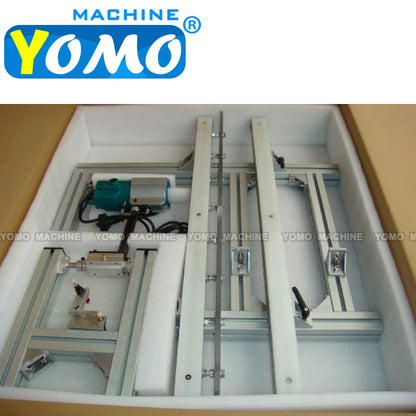 Tracking Trimming Machine PVC Edge Cutter Edge Banding Trimmer Woodworking Corner Rounding Machinery