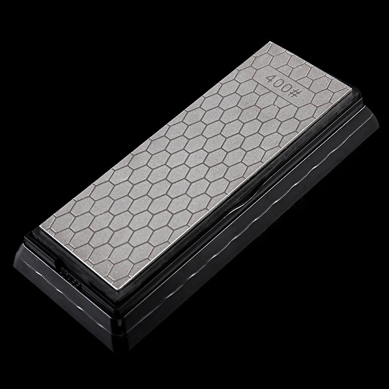 Double Side Diamond Hone Manual Knife Sharpener Diamond Sharpener 400#/1000# Diamond Whetstone Sharpening Stone