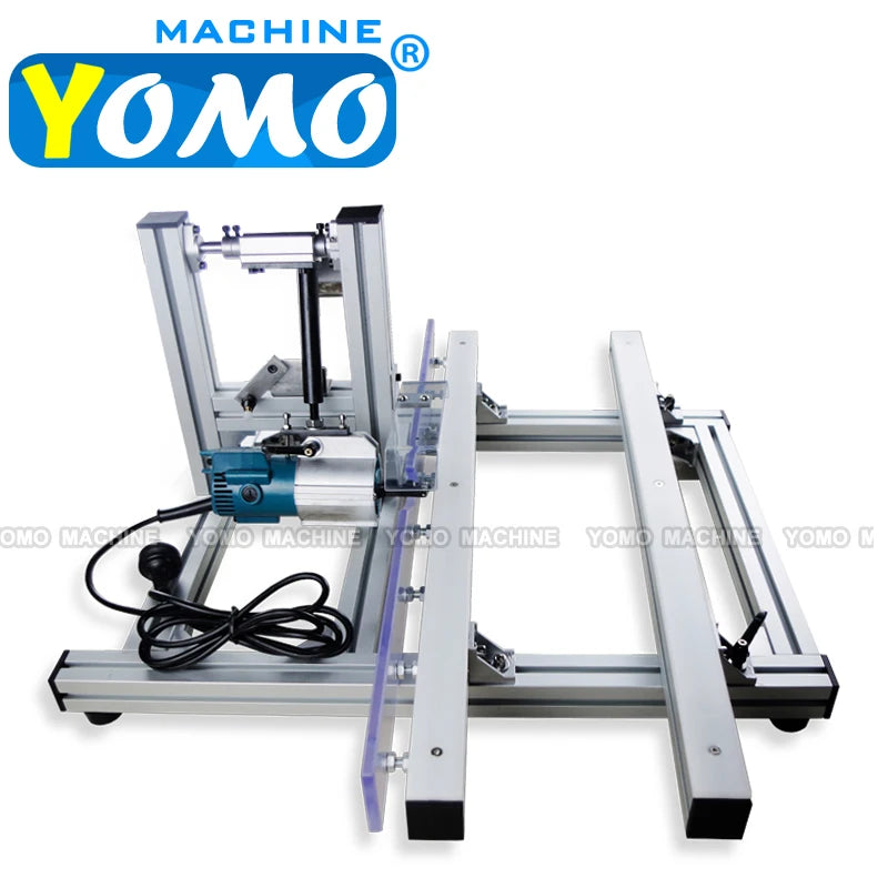 Tracking Trimming Machine PVC Edge Cutter Edge Banding Trimmer Woodworking Corner Rounding Machinery