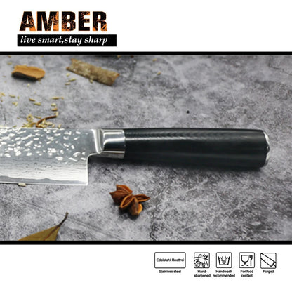 online shopping vg10 damascus chef kiritsuke knife with g10 handle