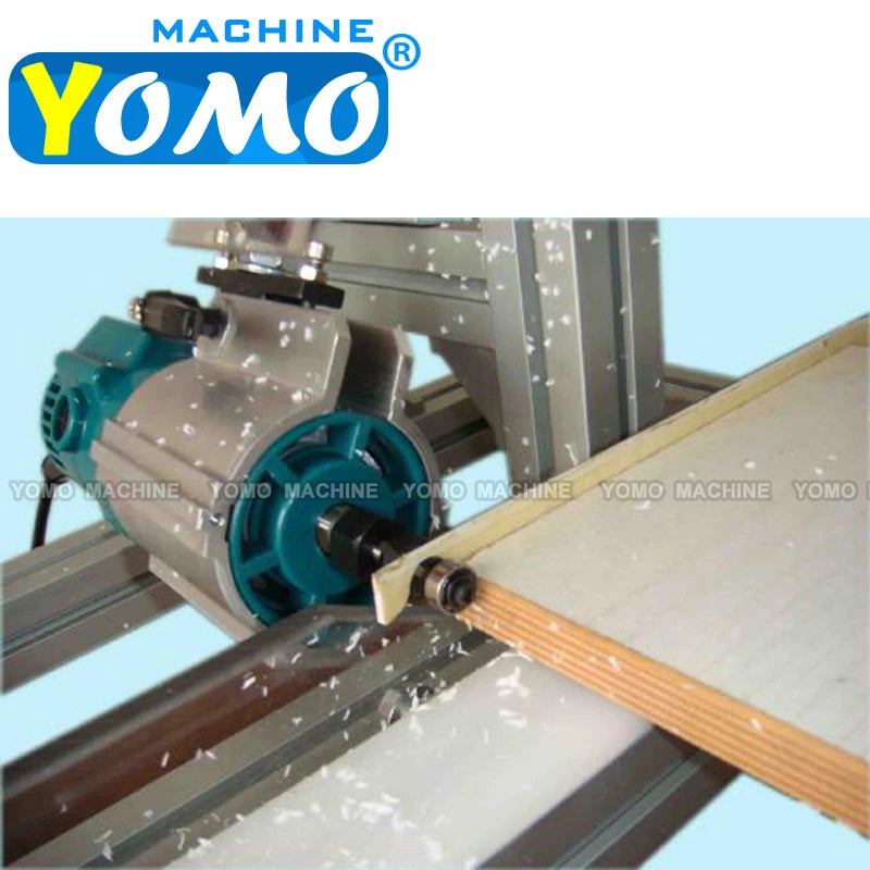 Tracking Trimming Machine PVC Edge Cutter Edge Banding Trimmer Woodworking Corner Rounding Machinery