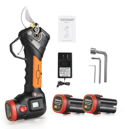 16.8V Battery Pruning Shears, Max 1.2 Inch(30 Mm) Cut Diameter Cordless Electric Pruning Shears with HD Digital Display