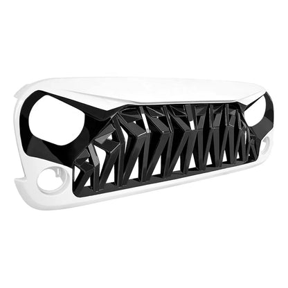 US Warehouse Stock Grille for jeep wrangler Jk Bumper 2007-2018 Factory Shark Grille