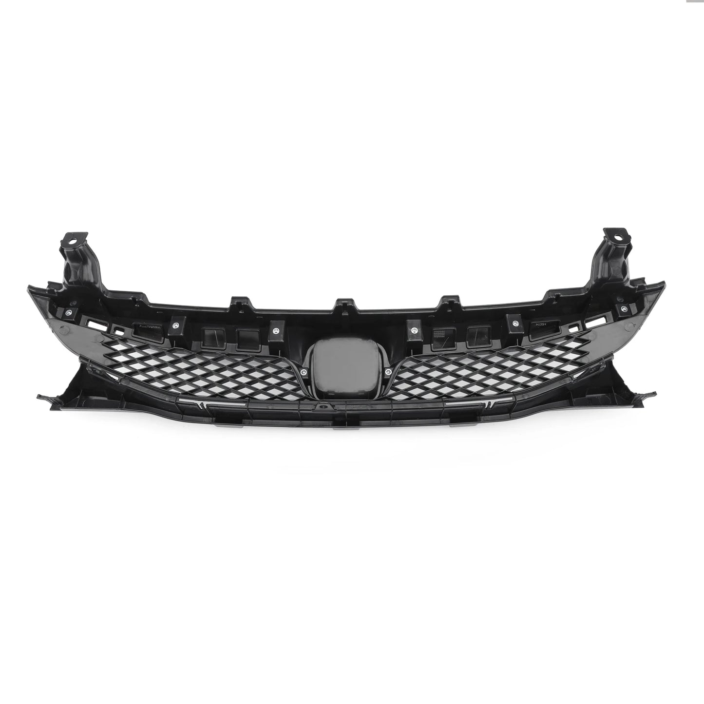 Areyourshop Front Bumper ABS Grille Grill Replacement for Honda Civic Sedan 4 Door 2009 2010 2011 With Logo