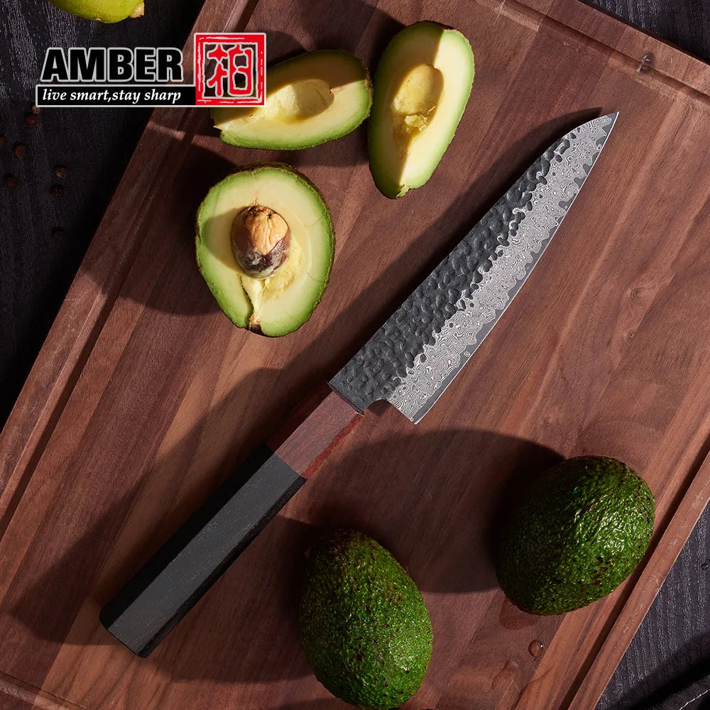 High Quality Japanese Filleting Knives Honsukie 6.3inch Full Tang Kitchen Chef Boning Knife Petty Chef Knife