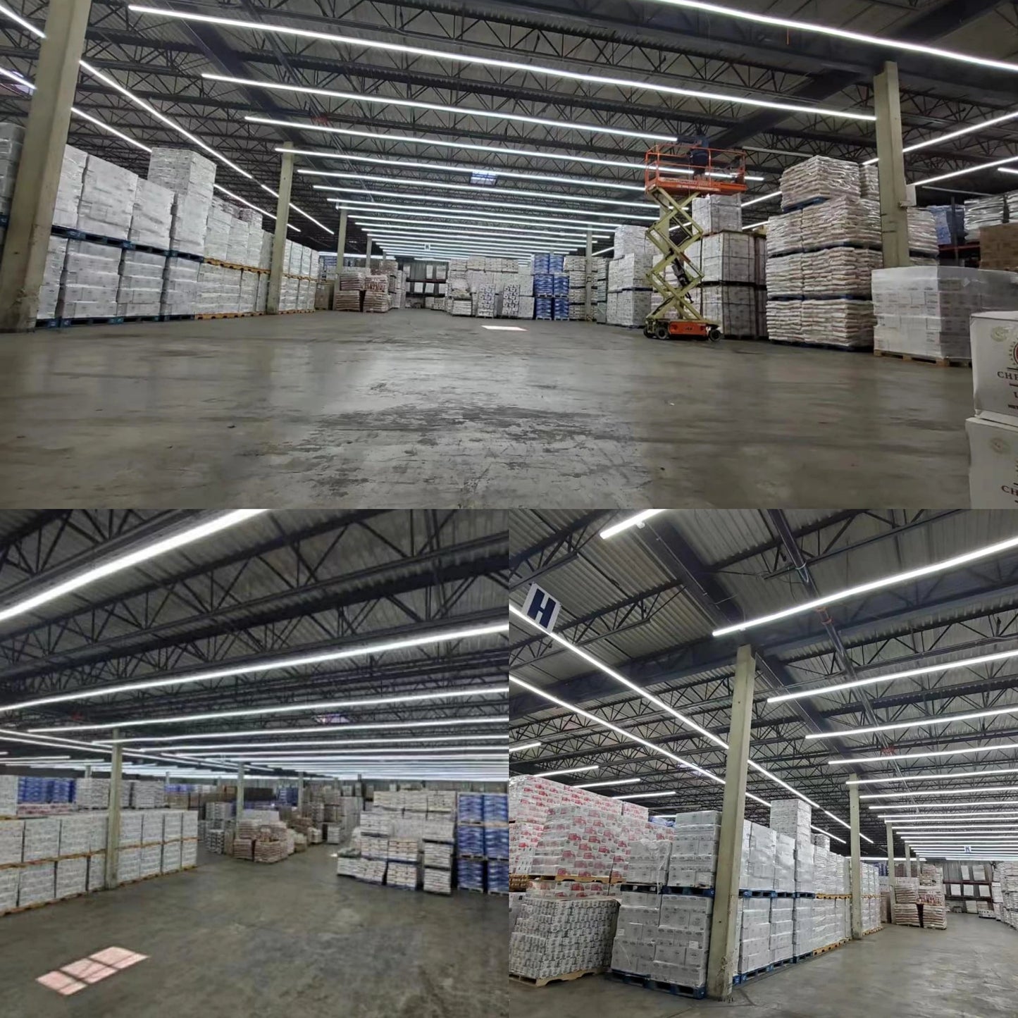 Industrial 4ft Led Batten Light 4000K Parking Garage Led Lighting Warehouse 38w Linear LED Lights