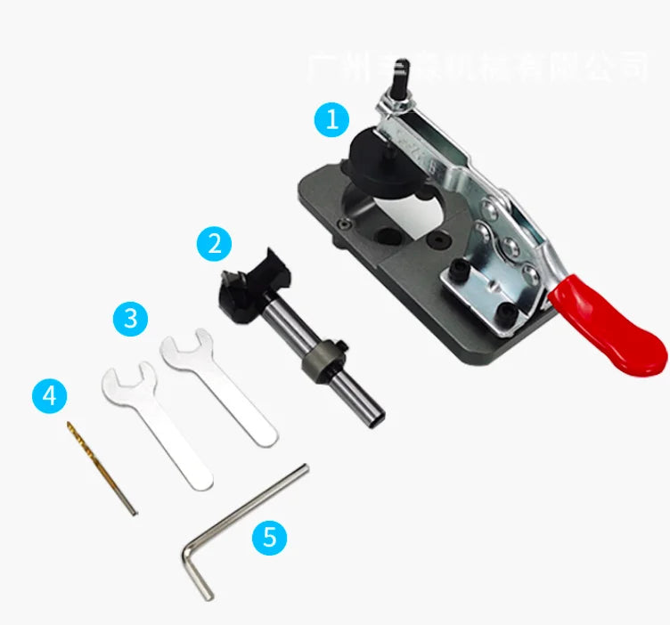 L-HT149 LISCA 35mm Concealed Hinge Drilling Locator Woodworking Hole Drilling Jig Dowel Hole Drill Tools