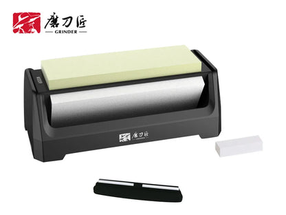 TAIDEA TG2014 2000/6000/10000 Grit Premium Triangular Rotation 3 Sides Kitchen Knife Scissors Sharpening Stone Sharpener