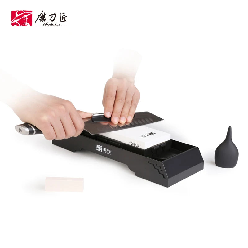 TG9100 GRINDER 10000 Mesh Single Side Whetstone Grindstone Set for Kitchen Household TG9100