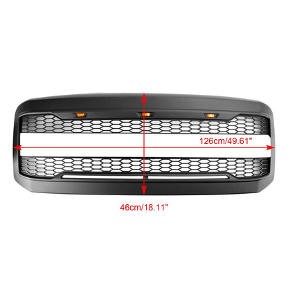 Front Bumper Grill Grille W/ LED for Ford F250 F350 2005 2006 2007 Super Duty With Letter