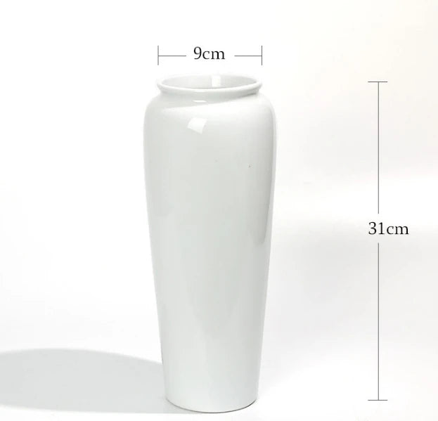 Ceramic Vase Chinese Style Tabletop Vase Decoration Living Room Flower Arrangement Flower Art Decoration Jewelry Home