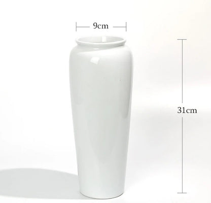 Ceramic Vase Chinese Style Tabletop Vase Decoration Living Room Flower Arrangement Flower Art Decoration Jewelry Home