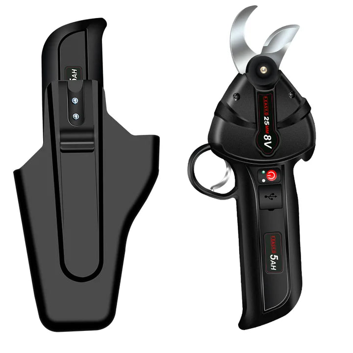 8V Electrical Scissors, 25mm(0.98inch) Cutting Diameter USB Charged Pruning Shears, Electric Scissors for Garden Pruning Battery