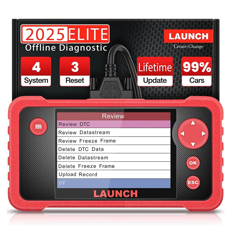 CRP123 V2.0 Four System Diagnostic Tool Oil SAS ETC Service Code Reader Lifetime Free Update PK CRP123X