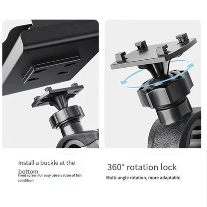 Portable Battery Powered Fish Finder 5 "waterproof Color Screen with 220° Large Wide Angle Underwater Camera and 20meter Cable