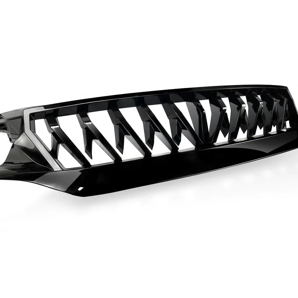 US Stock Glossy Black Shark Style Grille for 2016-2021 Honda Civic Sedan/Hatchback/FK8