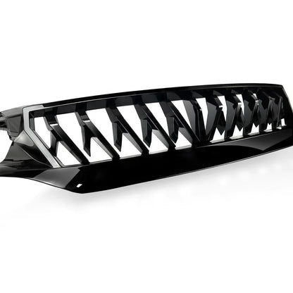 US Stock Glossy Black Shark Style Grille for 2016-2021 Honda Civic Sedan/Hatchback/FK8