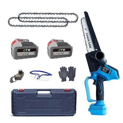 DTWA2-0048 Factory Wholesale Brushless Lithium Electric Chain Saw Cordless 8 Inch Chainsaw