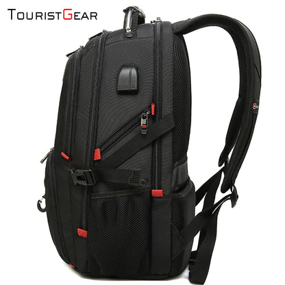 Promotional Anti-theft Travel Backpack for Men Business Backpack With USB Port Laptop Bag for Outdoor Activity, size - 19"