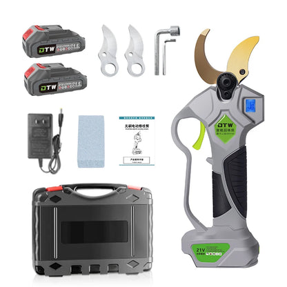 DTWA1-0021 Brushless 21V Cordless Electric Scissor Pruner Customization OEM Electric Cordless Pruning Shears