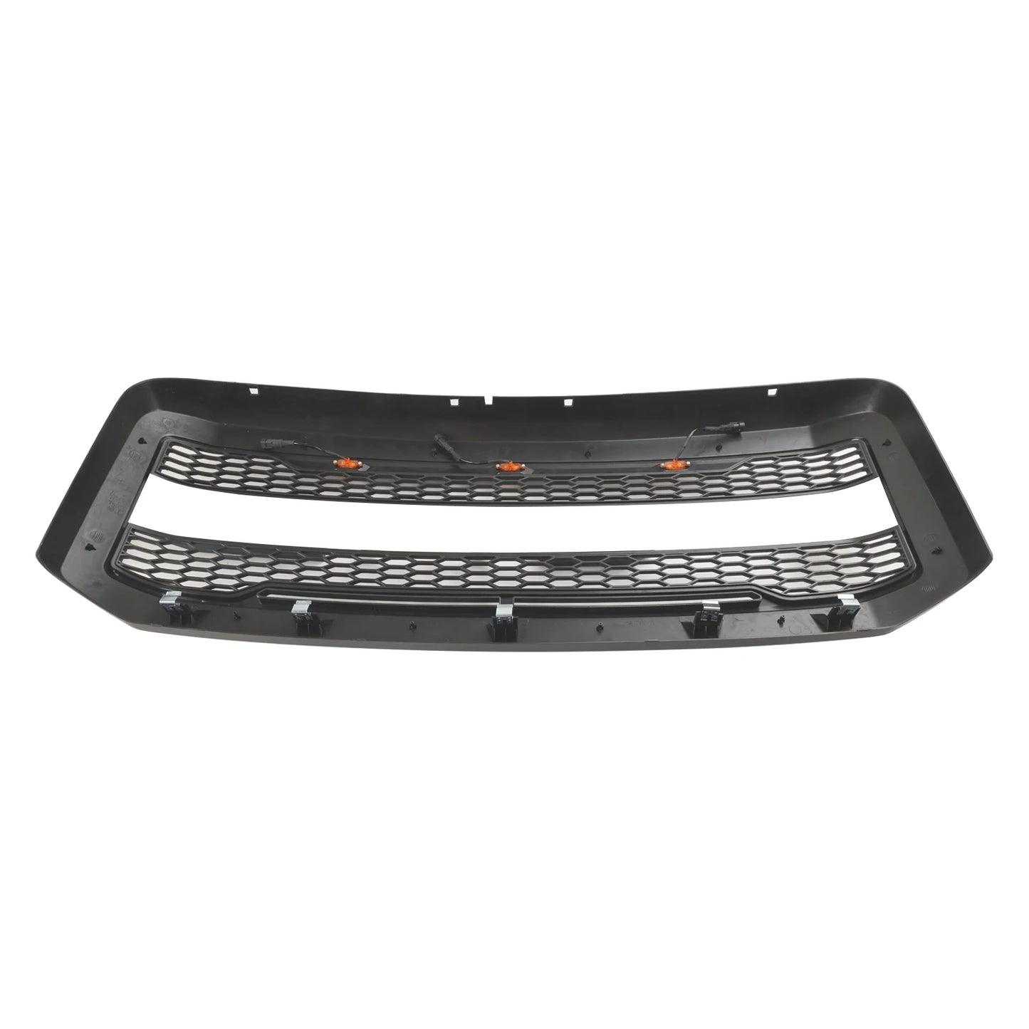 Front Bumper Grill Grille W/ LED for Ford F250 F350 2005 2006 2007 Super Duty With Letter
