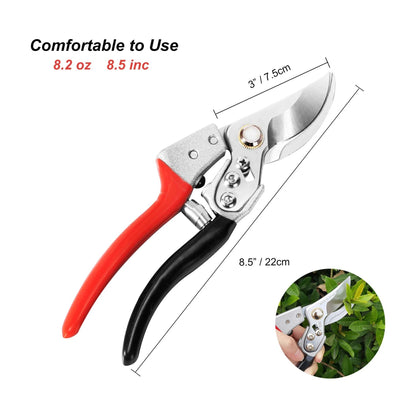 Gold Coated JDPV02 High Carbon Steel Pruning Shears Gardening Gardening Cutting Tools Garden Fruit Tree Pruning Scissors