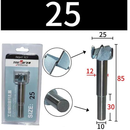 Tideway Industries Grade TCT Hole Saw Wood Hinge Drill Bit Carbide Tungsten Dole Drill, diameter - 65