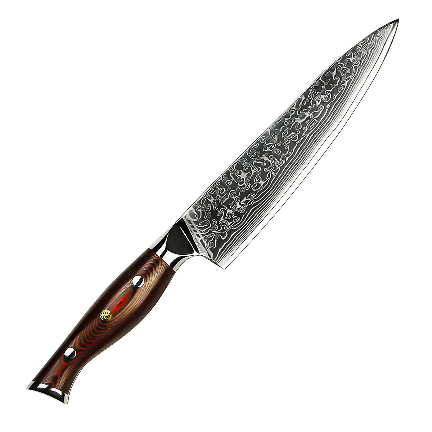 8 Inch 67layers Damascus VG 10 Steel Stainless Steel Kitchen Knives Set Chef Knife with Military Grade G10 Handle