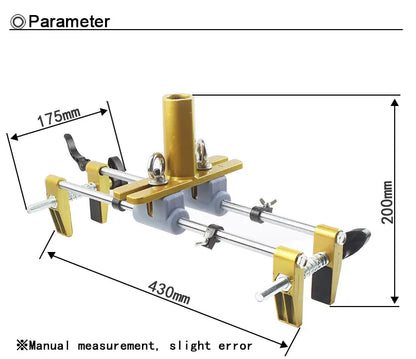 Mortice Lock Jig Solid Wood Door Hole Opener Slot Machine Room Door Key Hole Opener Woodworking Tool Milling Cutter for Wood