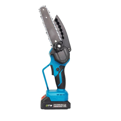 DTWA2-0058 Carbon Brush Lithium Electric Chain Saw Woodworking Cutting Machine Garden Pruning