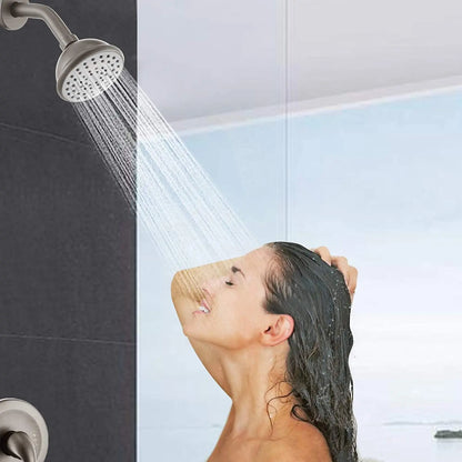 USA Warehouse Delivery CUPC Wall Mounted High-pressure Bath Shower Mixer Set with Pressure Balance Valve and Tub Spout