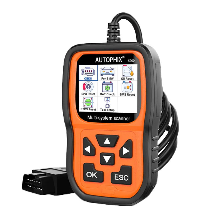 Autophix 2025 5900 BMW MINI OBD2 Diagnostic Scanner Code Reader TPMS CBS ABS SAS EPB Oil Reset All System Reset for BMW MINI