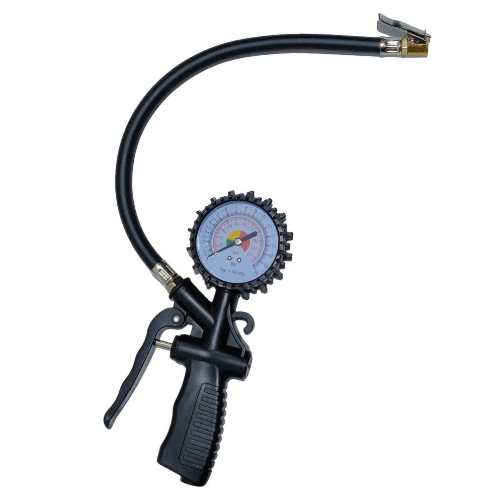 Automobile Pressure Filling Durable Auto Tire Air Inflating Tire Inflator Tire Pressure Gauge