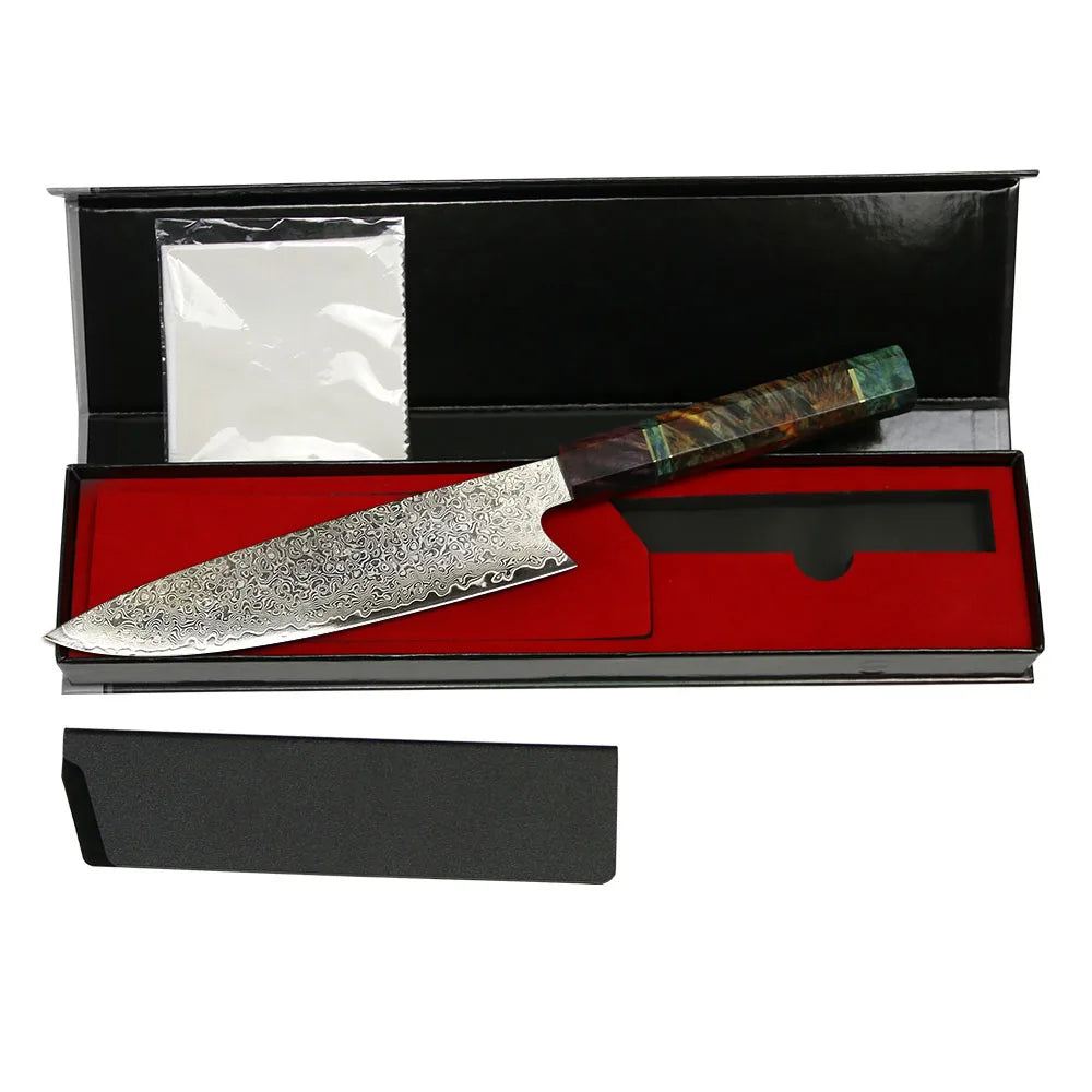 Hot Sale Factory Direct Price Stable Solidified Wood Handle Material Chef Gyuto Knife