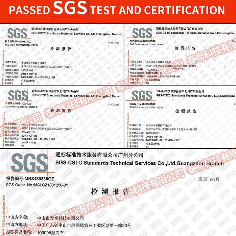 TG9100 GRINDER 10000 Mesh Single Side Whetstone Grindstone Set for Kitchen Household TG9100