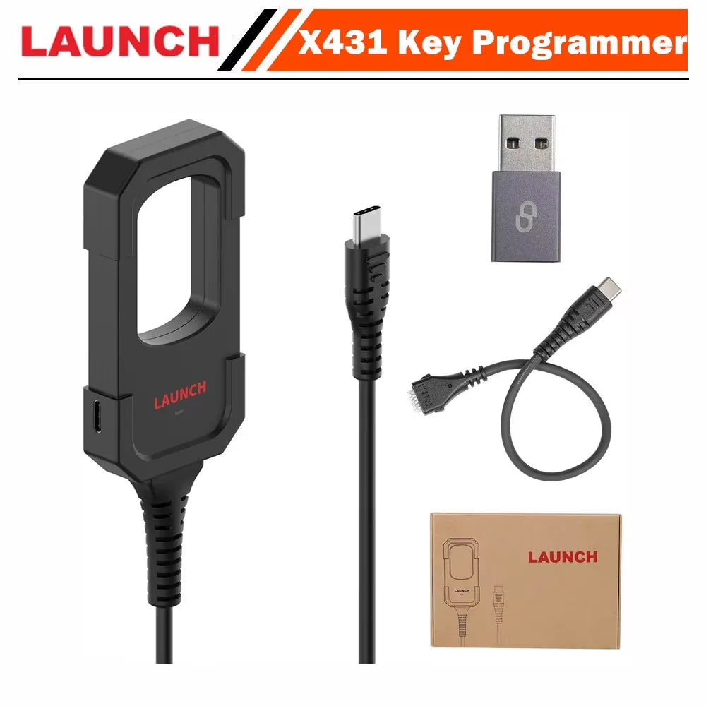 USA EU Warehouse LAUNCH X431 Car Key Programmer Work With X431 IMMO PLUS/PRO5/APEX Remote Key Maker