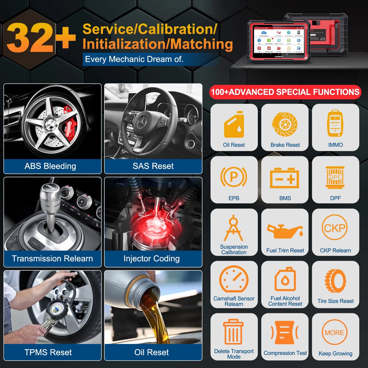 2025 for Launch X431 PRO Elite AutoAuth Full System Diagnostic Scanner Bidirectional CANFD DoIP FCA All-in-One with 1-Year Warra