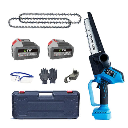 DTWA2-0048 Factory Wholesale Brushless Lithium Electric Chain Saw Cordless 8 Inch Chainsaw
